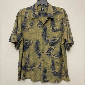 Aureus Silk Blend Hawaiian Shirt Size XL